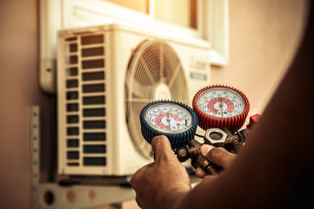 Professional Hvac Repair technician working in Douglass, TX